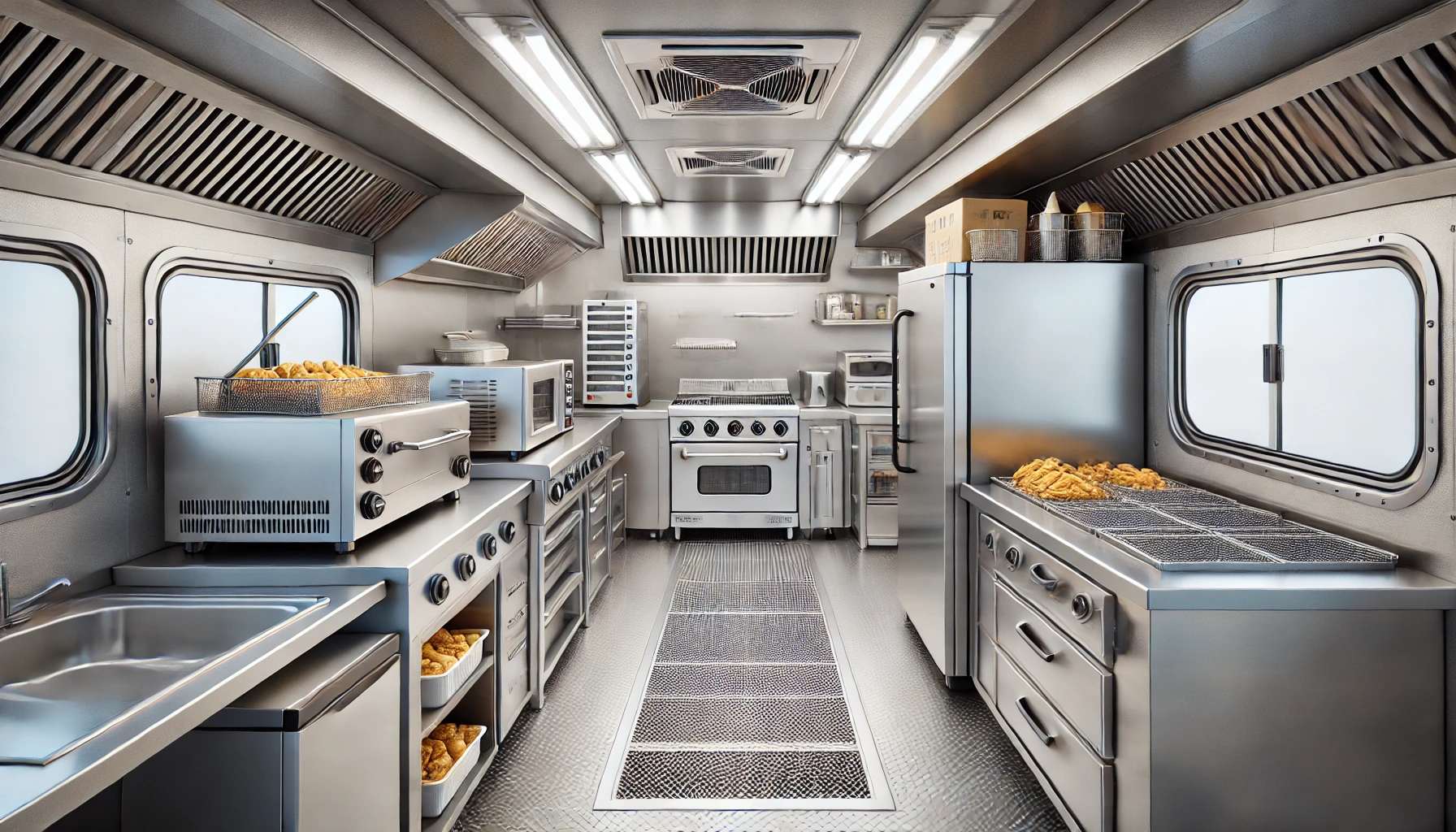 food truck interior